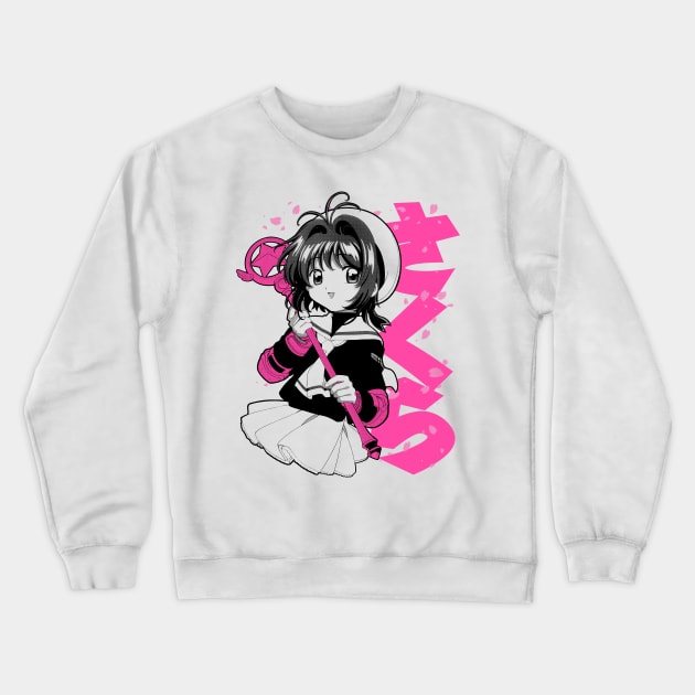 Sakura Bloom (black) Crewneck Sweatshirt by geekingink